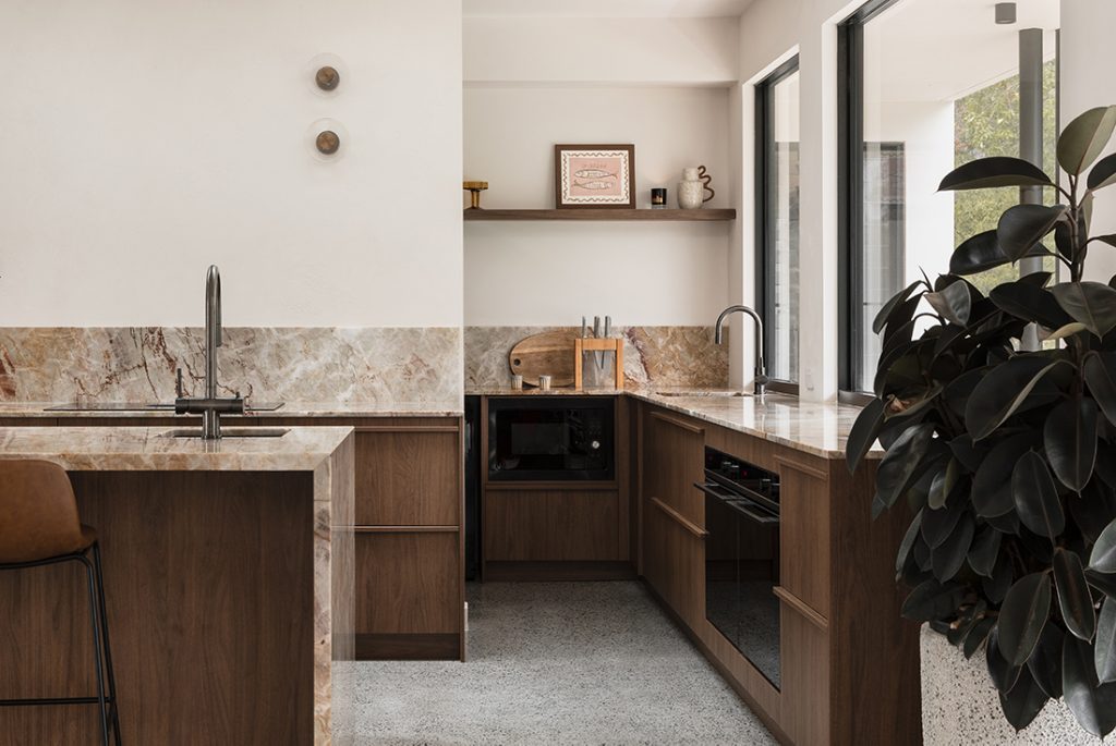 Luxury natural stone kitchen
