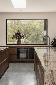 Natural stone benchtops in luxury kitchen design